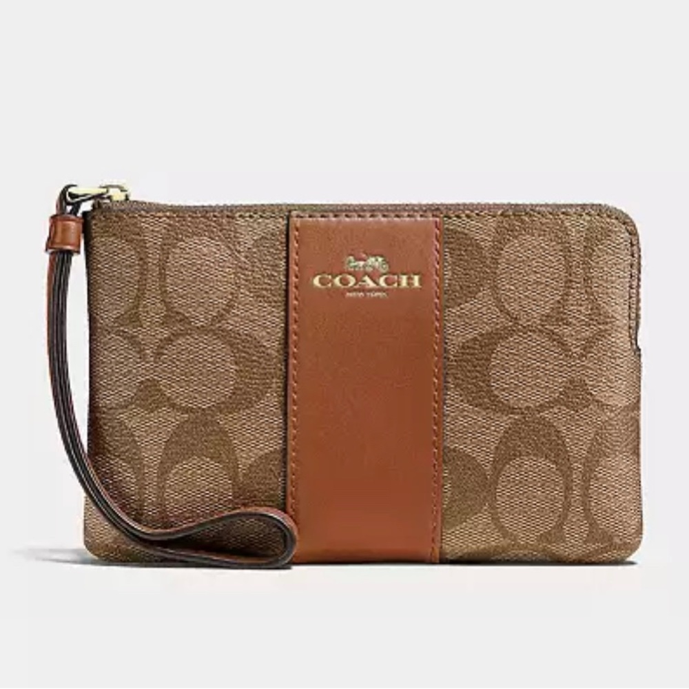 Coach Wristlet Brown